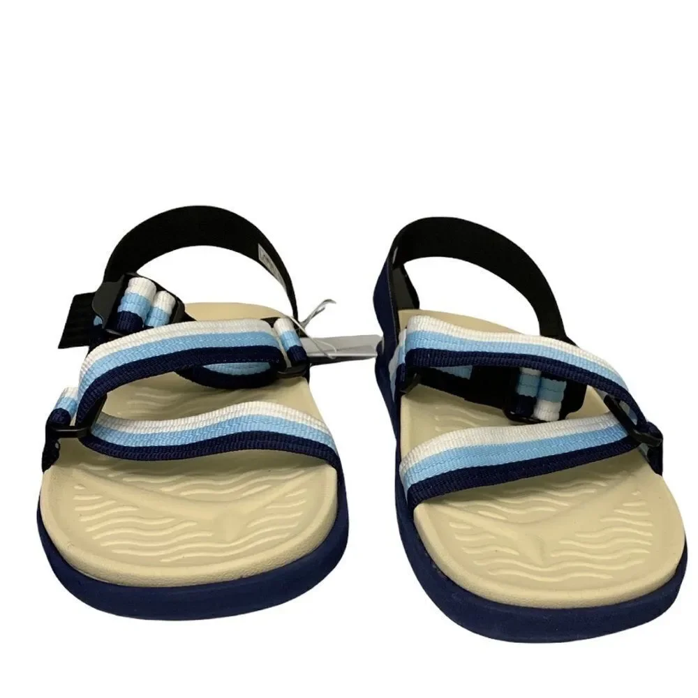 Native Zurich Seaside Stroller Blue White Sport Sandals